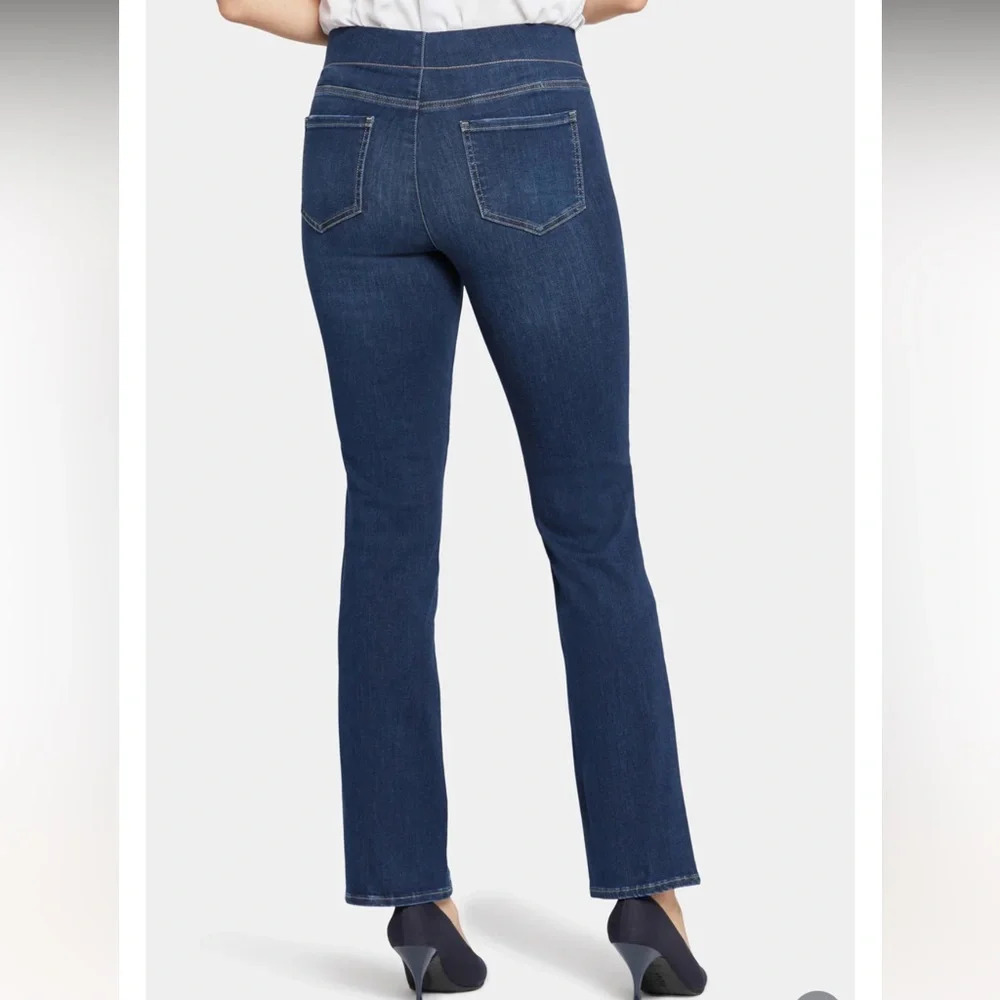 NYDJ Jeans Tummy Control No Gap Pull On Waistband Slim Bootcut Plus Size P1X - Picture 4 of 11